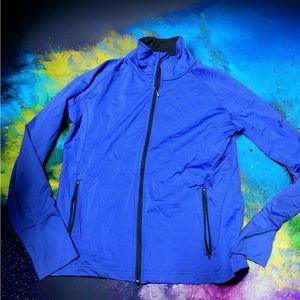 BCG blurple zip up sport jacket